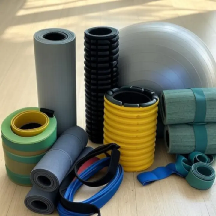 Zestaw sprzętu i akcesoriów fitness w jednym pakiecie