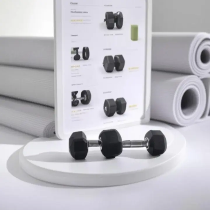 Zestaw różnych produktów fitness ocenianych przez klientów Fitvoryxa